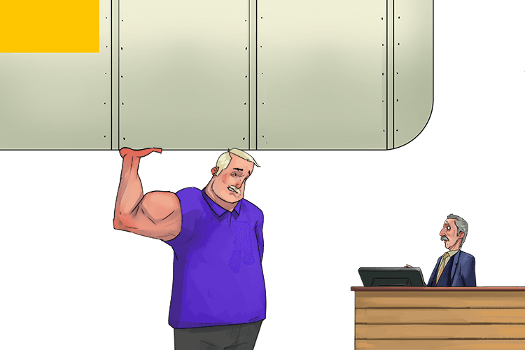 Buy a septic (bicep) tank and lift it by bending one arm
